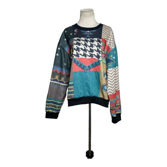 OC Order Plus patchwork sweatshirt size XL - Picture 10 of 10